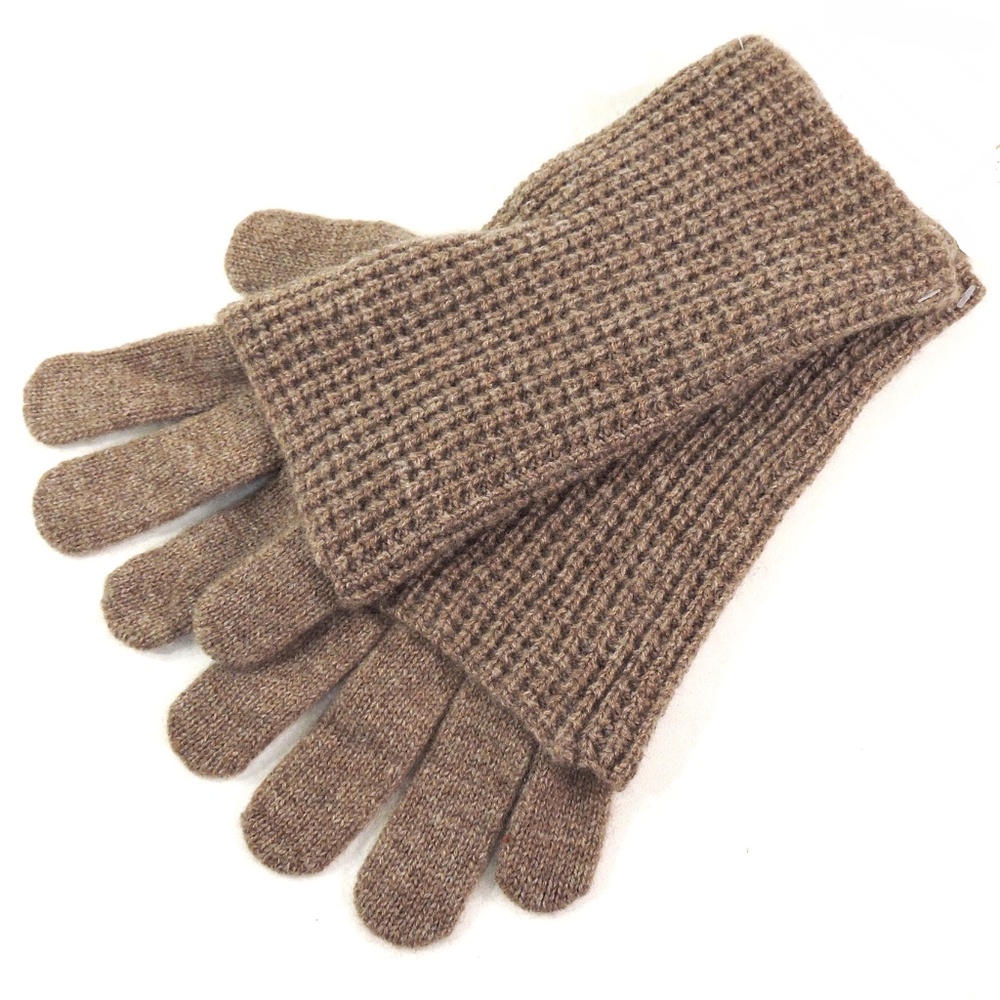 CUPCAKES & CASHMERE ⚜ 100% CASHMERE WINTER BROWN GLOVES